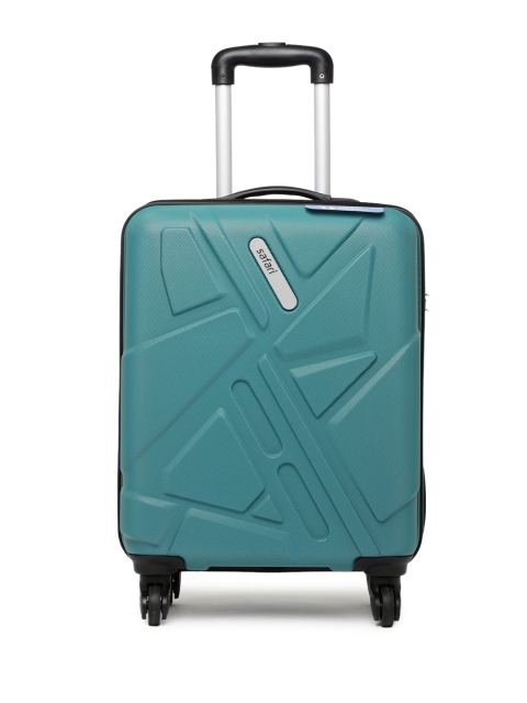 

Safari Unisex Teal Green Traffik Anti-Scratch Small Trolley Suitcase