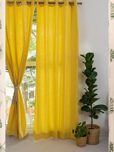 

The Yellow Dwelling Yellow Door Curtain