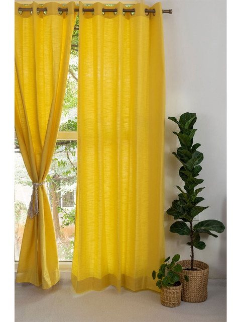 

The Yellow Dwelling Yellow Window Curtain