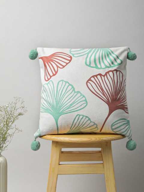 

The Yellow Dwelling Red & White Floral Square Cushion Covers