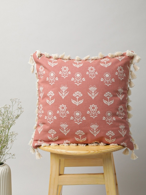 

The Yellow Dwelling Red & White Floral Square Cushion Covers