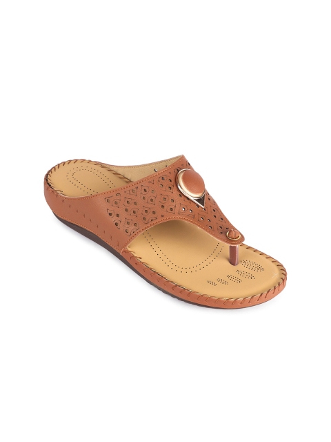 

Myra Brown Wedge with Laser Cuts