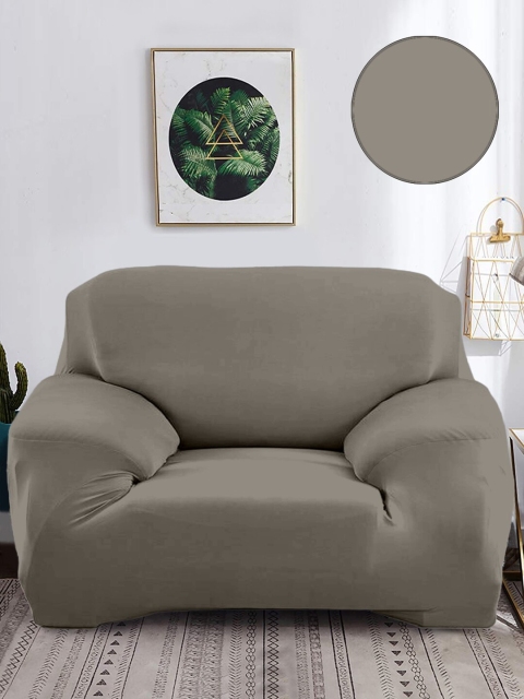 

Cortina Grey Solid 1 Seater Sofa Cover