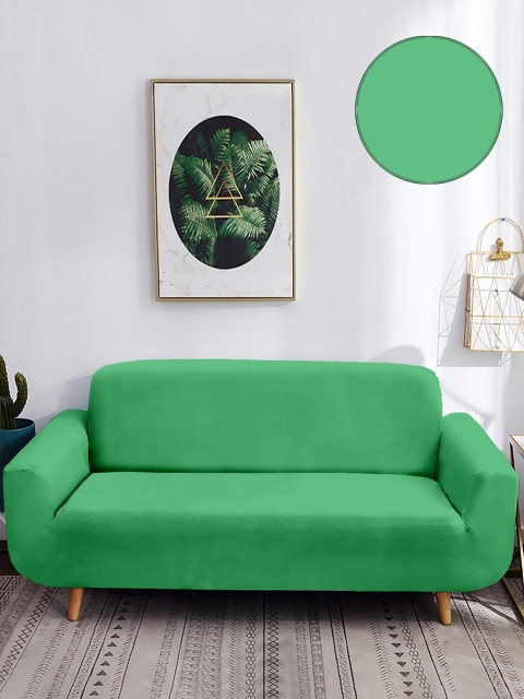 

Cortina Green Solid 4 Seater Sofa Cover