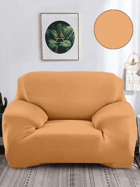 

Cortina Beige Solid 1 Seater Sofa Cover