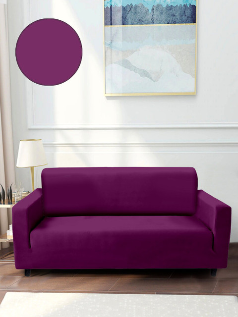 

Cortina Purple Solid 2 Seater Sofa Cover