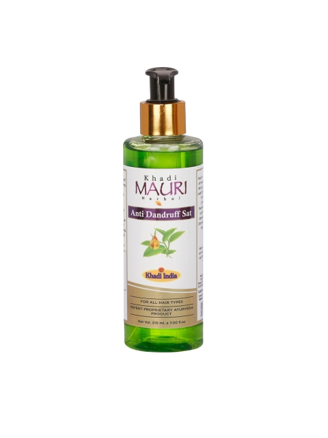 

Khadi Mauri Herbal Anti dandruff Shampoo 210 ml, Green