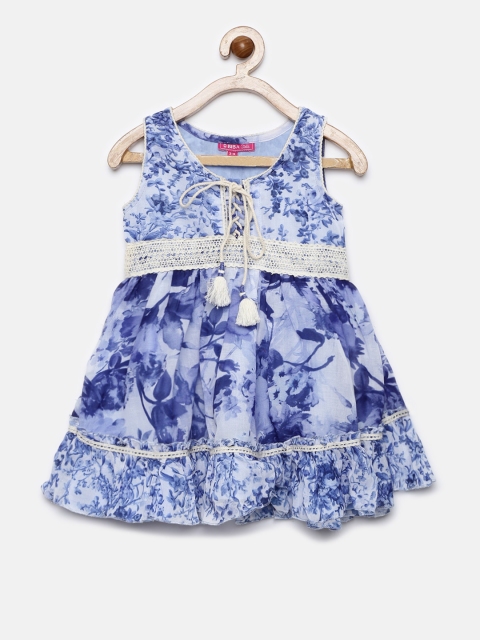 

Biba Girls Blue Printed Tunic, Na
