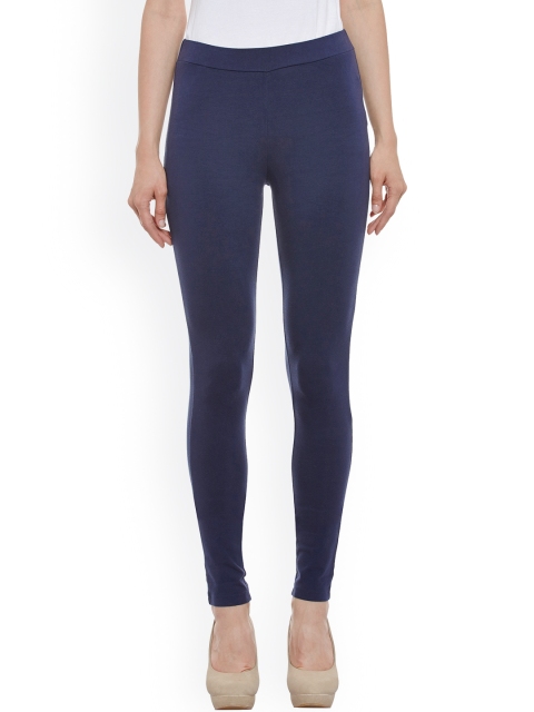 

Kazo Navy Ankle-Length Leggings, Navy blue