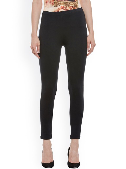 

Kazo Black Ankle-Length Leggings