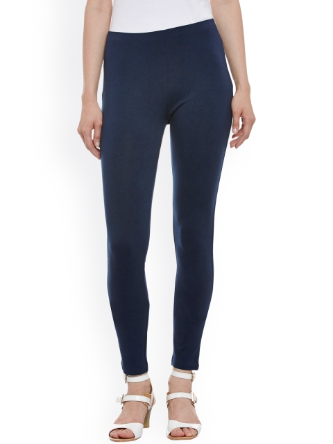 

Kazo Navy Ankle-Length Leggings, Navy blue