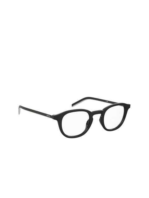 

Levis Men Clear Lens & Black Aviator Sunglasses with Polarised Lens