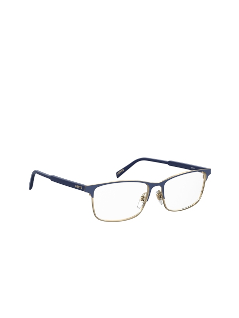 

Levis Men Clear Lens & Blue Aviator Sunglasses with Polarised Lens