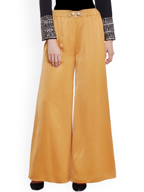 

Kazo Golden Palazzo Trousers, Gold