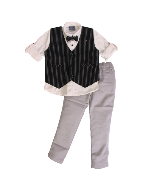 

Dapper dudes Boys Black Clothing Set