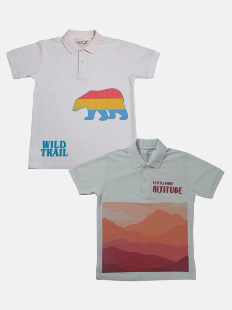 

GOJI Kids Assorted Typography Printed T-shirt