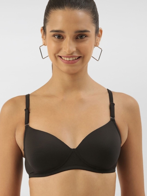 

laavian Women Black Bra