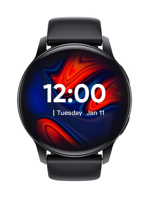 

DIZO by realme TechLife Unisex Black Watch R AMOLED Smartwatch