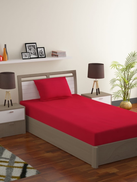 

MODEFE Unisex Red Bedsheets