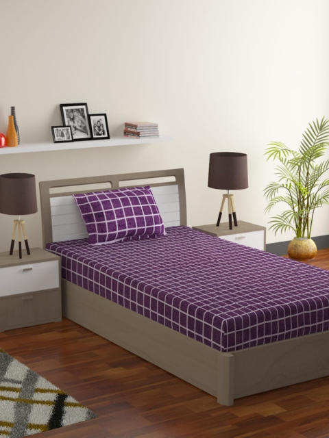 

MODEFE Unisex Purple Bedsheets