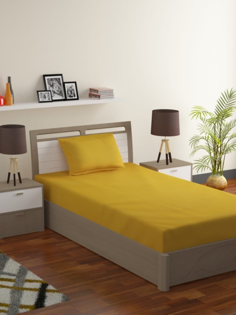 

MODEFE Unisex Yellow Bedsheets