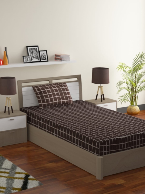 

MODEFE Unisex Brown Bedsheets
