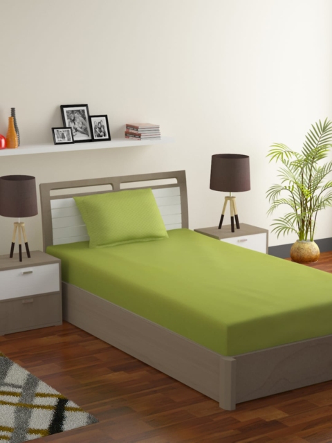 

MODEFE Unisex Green Bedsheets