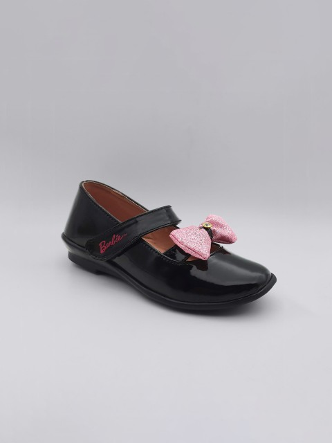 

Kids Ville Girls Black Solid Barbie Featured Black Ballerina