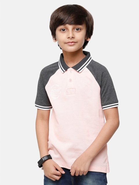 

CP BRO Boys Multicoloured Polo Collar Slim Fit T-shirt, Multi