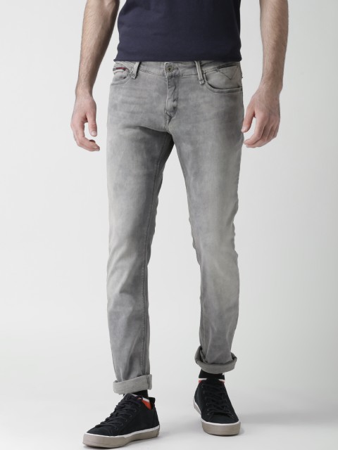 

Tommy Hilfiger Men Grey Skinny Fit Mid-Rise Clean Look Jeans