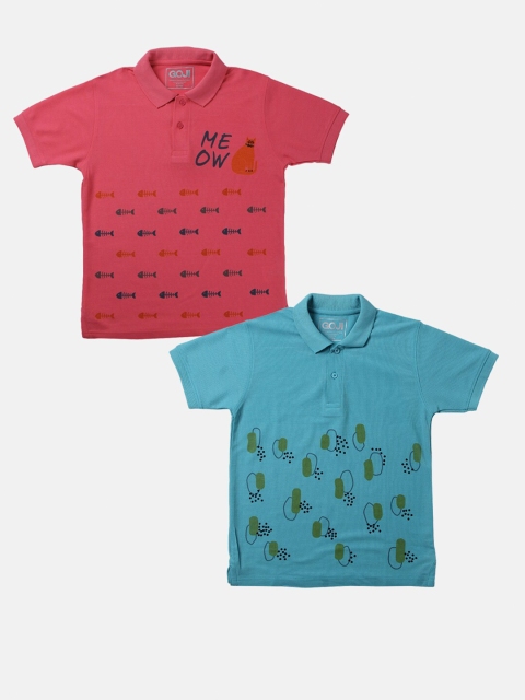 

GOJI Kids Assorted Printed Polo Collar T-shirt