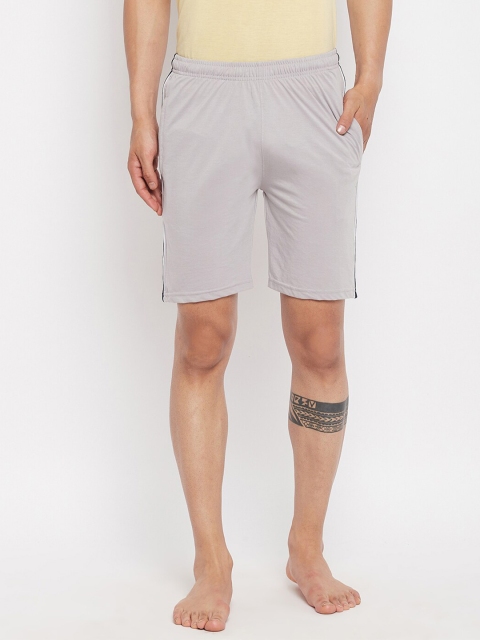 

Okane Men Grey Lounge Shorts