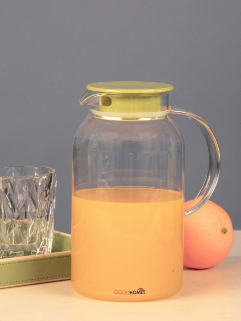 

GOODHOMES Transparent Solid Glass Jug with Lid