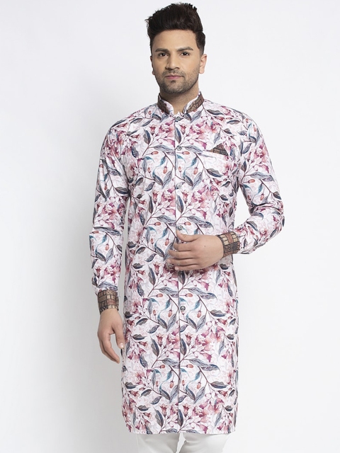 

Benstoke Men Multicoloured Printed Kurta, Multi