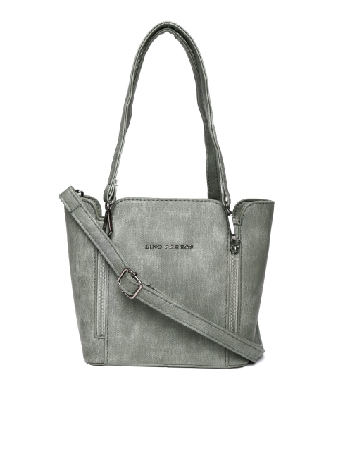 

Lino Perros Olive Green Shoulder Bag with Sling Strap