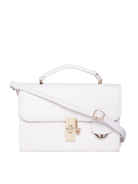 

Lino Perros White Satchel with Sling Strap