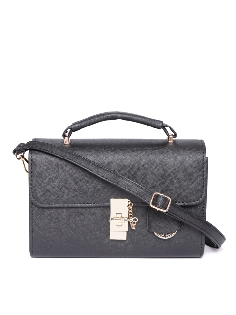 

Lino Perros Black Satchel with Sling Strap