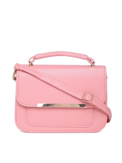 

Lino Perros Pink Satchel with Sling Strap