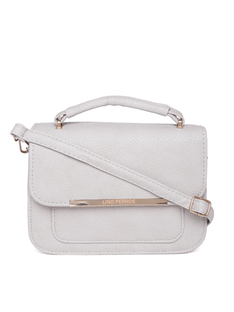 

Lino Perros Grey Satchel with Sling Strap