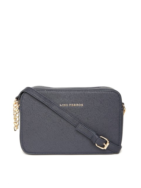 

Lino Perros Navy Sling Bag, Navy blue