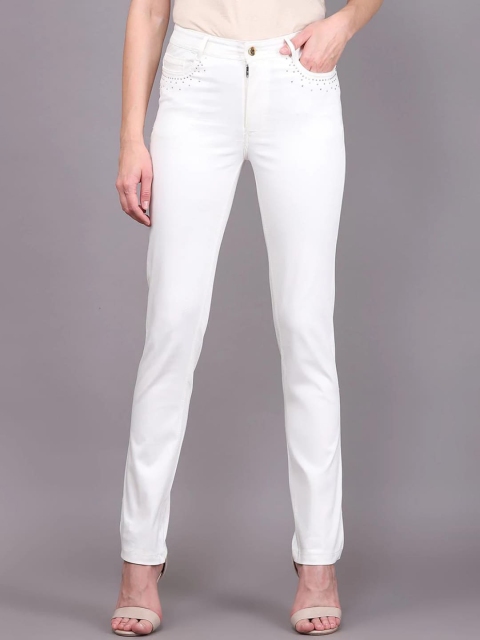 

Lakshita Women White Original Trousers