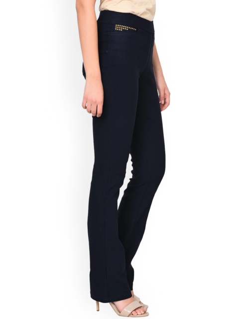 

Lakshita Women Navy Blue Classic Trousers