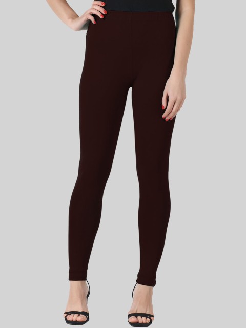 

SAUNDARYA Women Brown Solid Leggings