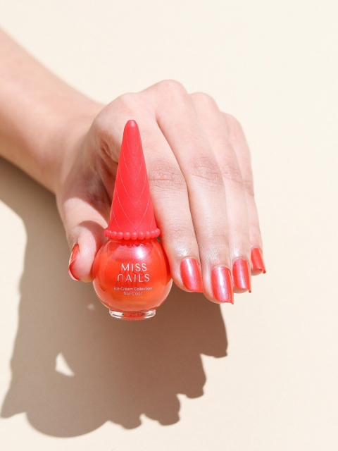 

MISS NAILS Ice Cream Collection Long Lasting Nail Polish - Watermelon Drip, Multi