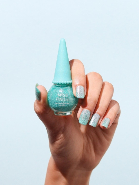 

MISS NAILS Ice Cream Collection Long Lasting Nail Polish - Scoop of Mint, Multi