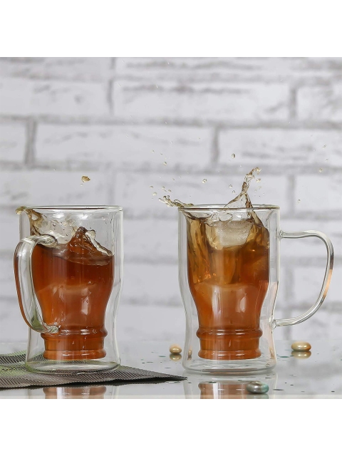 

Femora Set of 4 Transparent Solid Glass Transparent Cups
