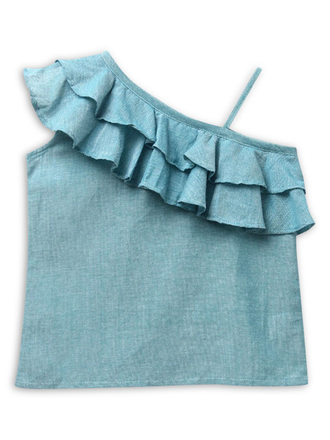 

Hopscotch Green Off-Shoulder Bardot Top