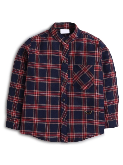 

Hopscotch Boys Blue Checked Casual Shirt