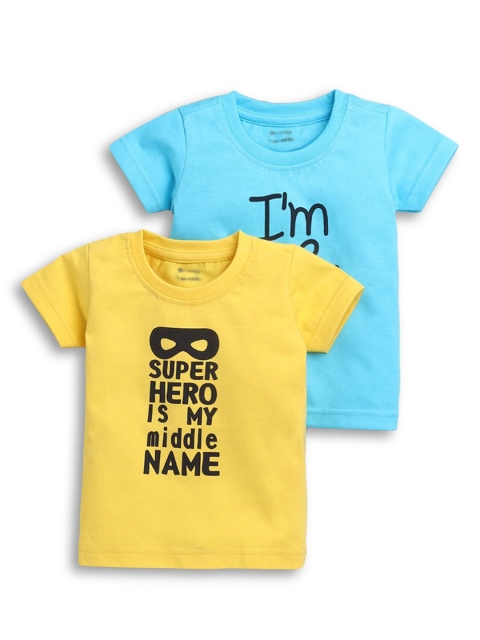 

Hopscotch Boys Multicoloured Printed Applique T-shirt, Multi