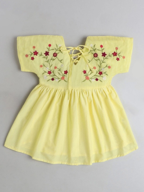 

Hopscotch Yellow Floral Dress
